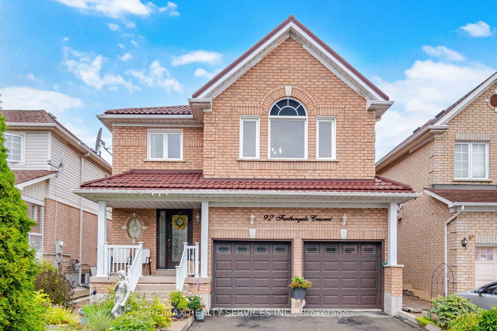 Photo 1 of 92 Farthingale Crescent, Brampton, Fletcher's Meadow — HOMEH