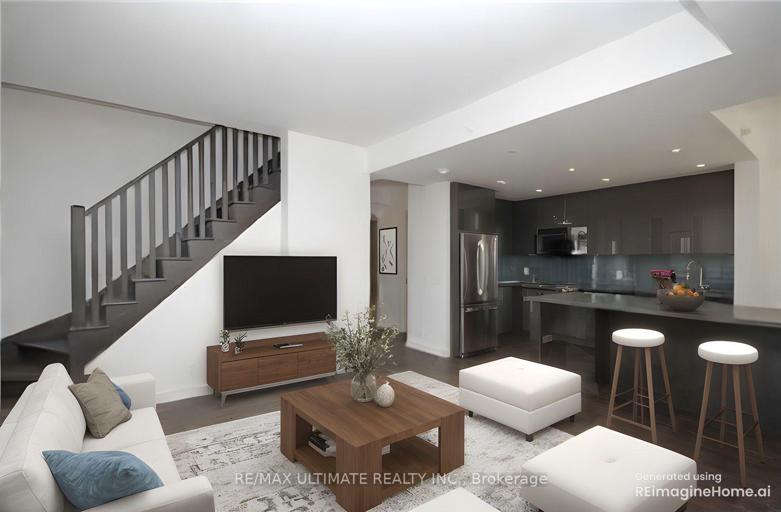 Front of Unit TH01, 2212 Lake Shore Boulevard W