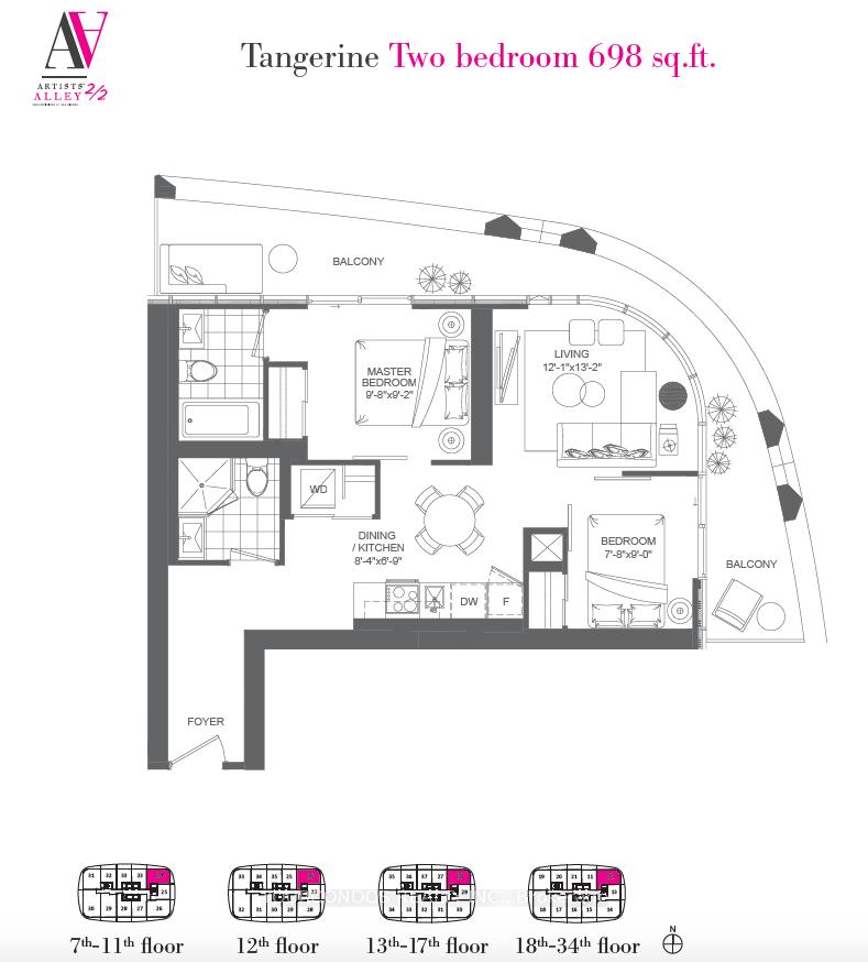 Photo 15 of Unit 1728, 230 Simcoe Street, Toronto, Kensington-Chinatown — HOMEH