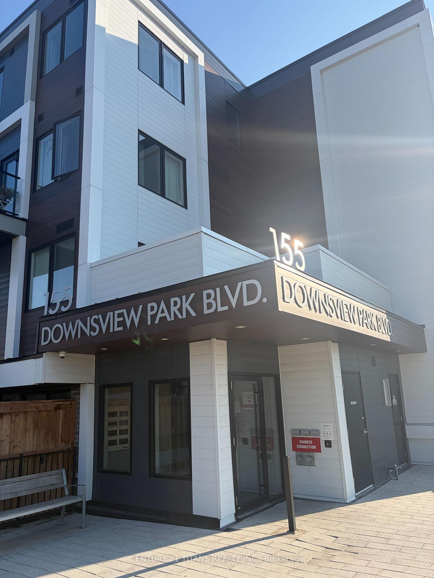 Front of Unit 107, 155 Downsview Park (lower bedroom) Boulevard