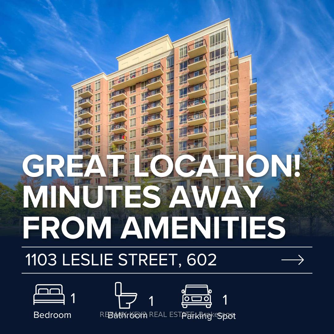 Front of Unit 602, 1103 Leslie Street
