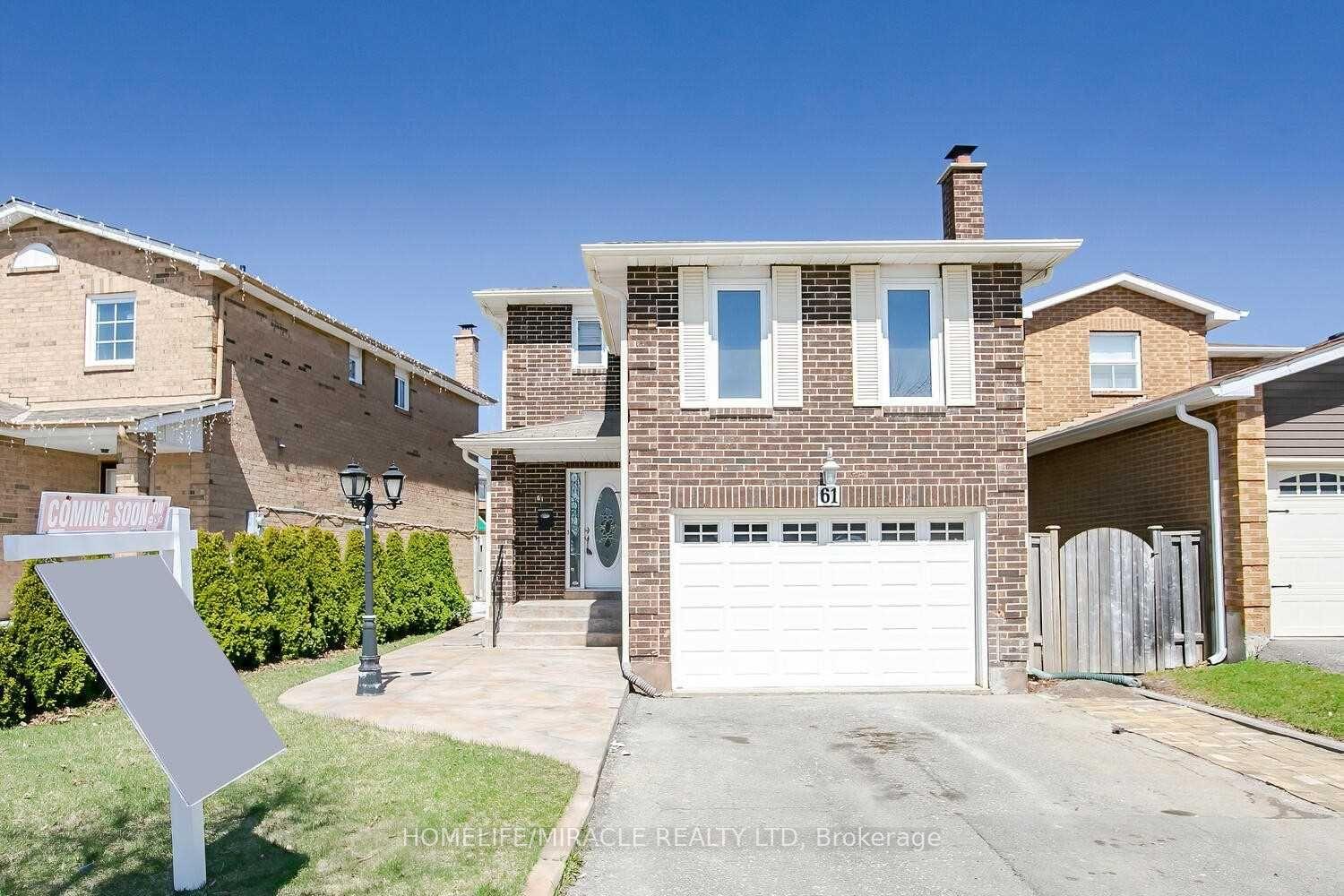 Photo 1 of 61 Alabaster Drive, Brampton, Brampton North — HOMEH