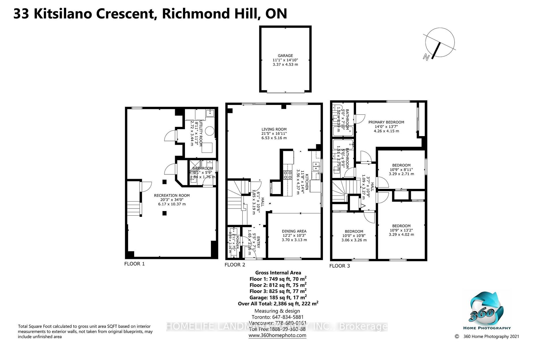 Photo 32 of 33 kitsilano Crescent, Richmond Hill, North Richvale — HOMEH