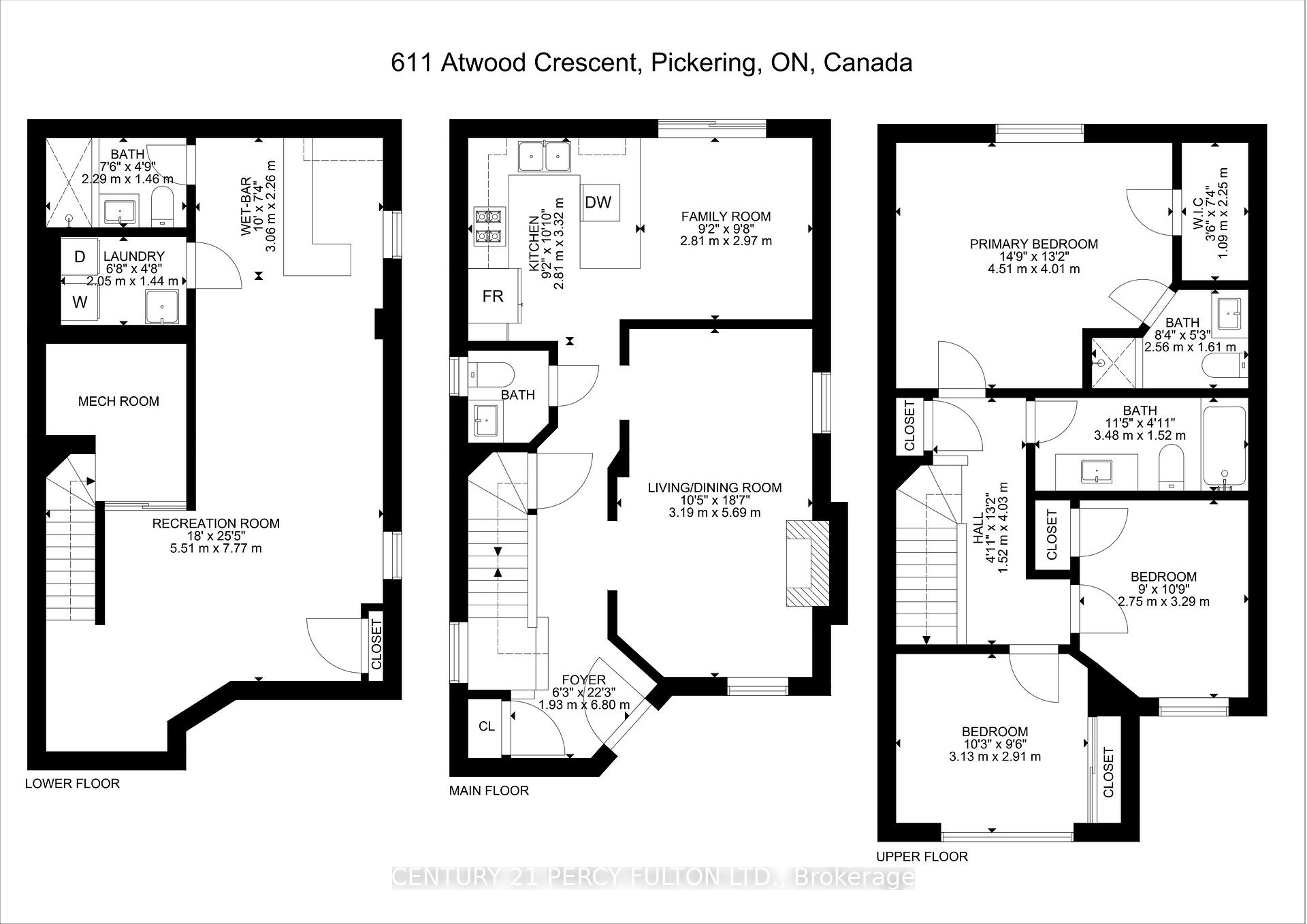 Photo 27 of 611 Atwood Crescent, Pickering, West Shore — HOMEH