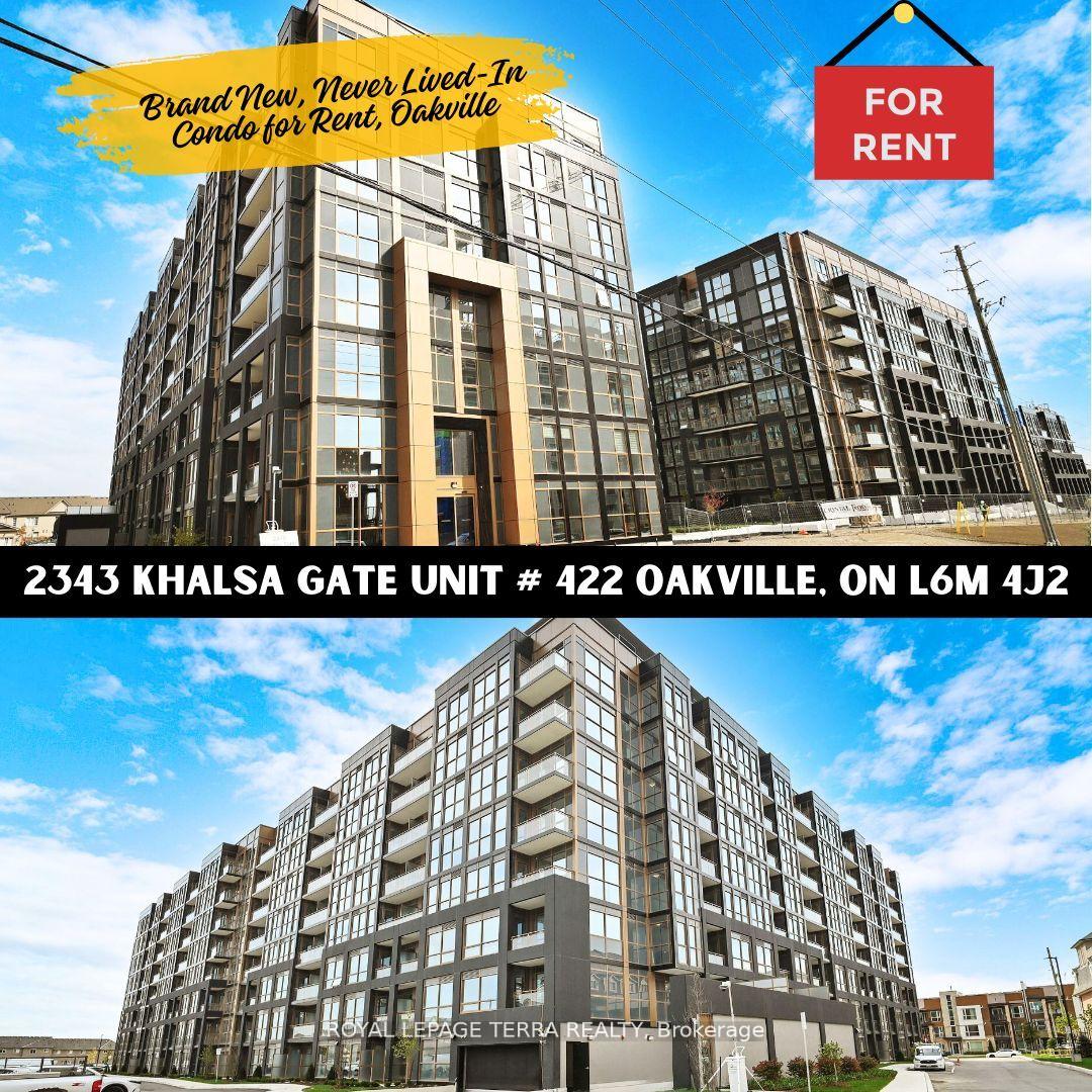 Photo 1 of Unit 422, 2343 Khalsa Gate, Oakville, Westmount — HOMEH