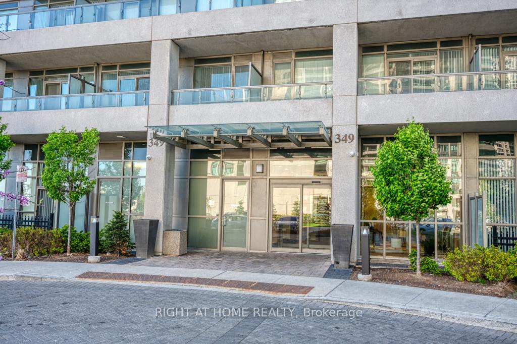 Front of Unit 2310, 349 Rathburn Road W