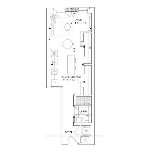 Front of Unit 204, 123 Portland Street
