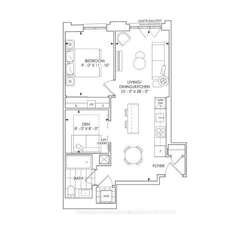 Front of Unit 306, 123 Portland Street