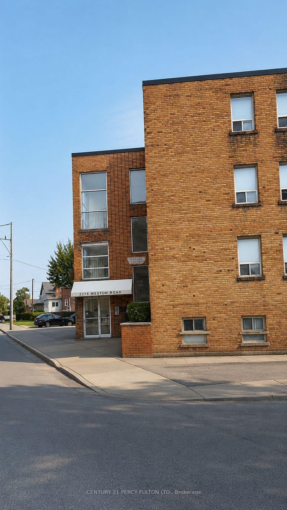 Front of Unit 206, 2275 Weston Road