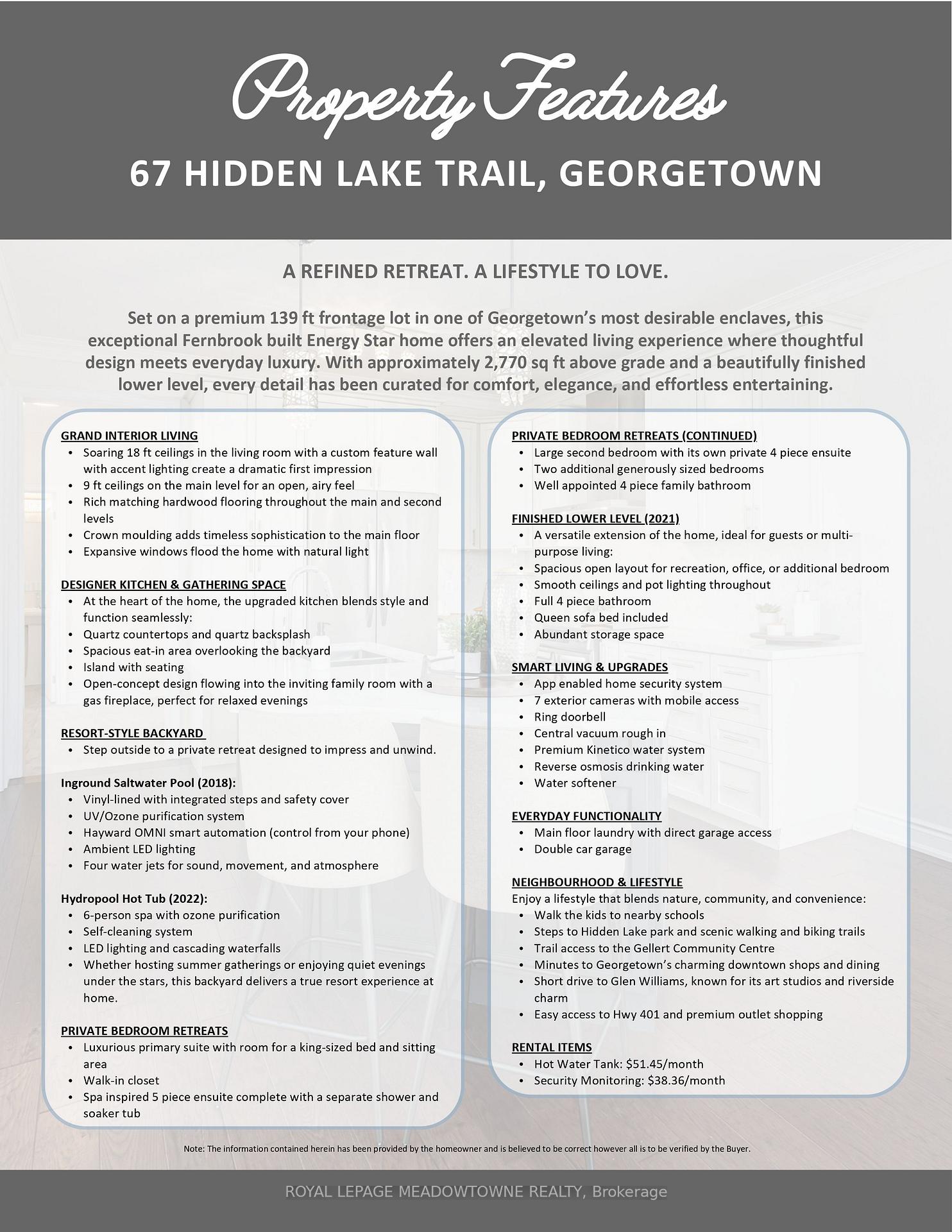 Photo 99 of 67 Hidden Lake Trail, Halton Hills, Georgetown — HOMEH