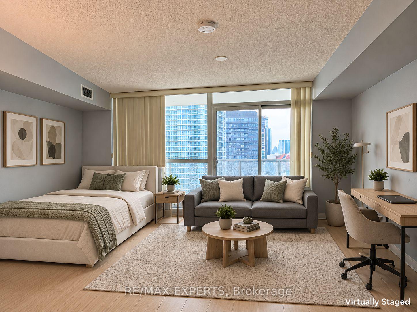 Front of Unit 2509, 75 Queens Wharf Road W