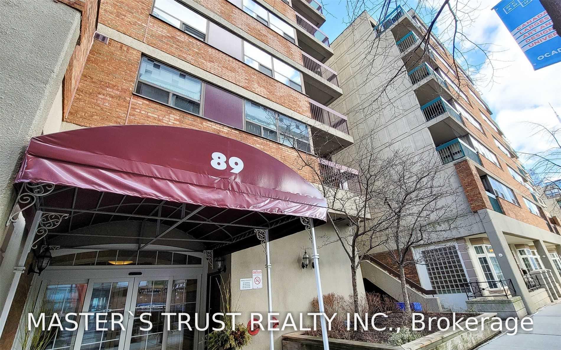 Front of Unit 318, 89 Mccaul Street