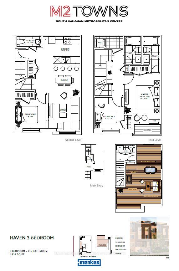 Photo 3 of Unit TH166, 151 Honey Crisp Crescent, Vaughan, Vaughan Corporate Centre — HOMEH