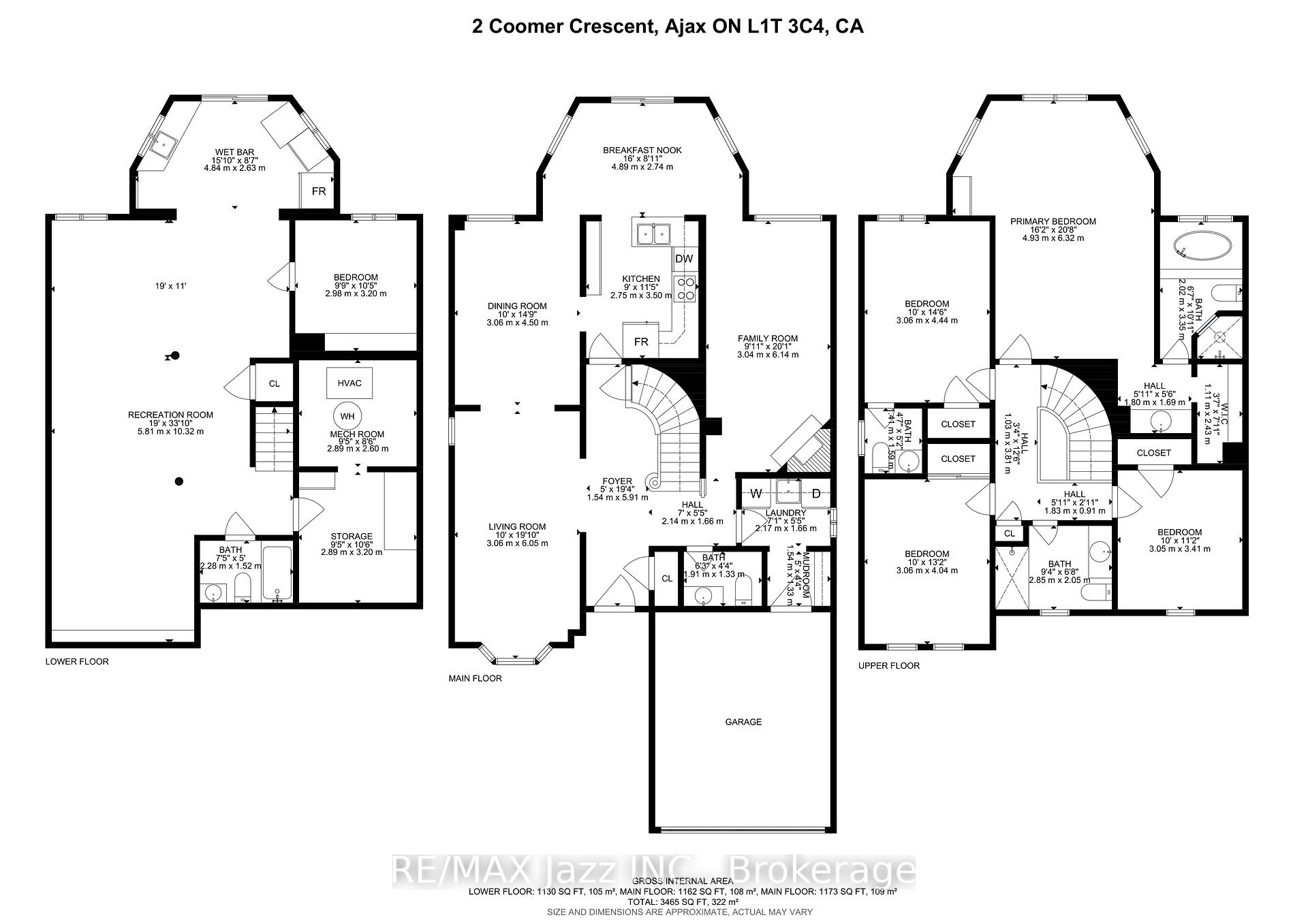 Photo 48 of 2 Coomer Crescent, Ajax, Central — HOMEH