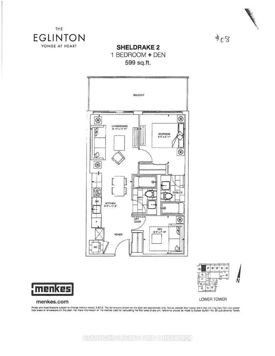 Photo 9 of Unit 708, 125 Redpath Avenue, Toronto, Mount Pleasant West — HOMEH