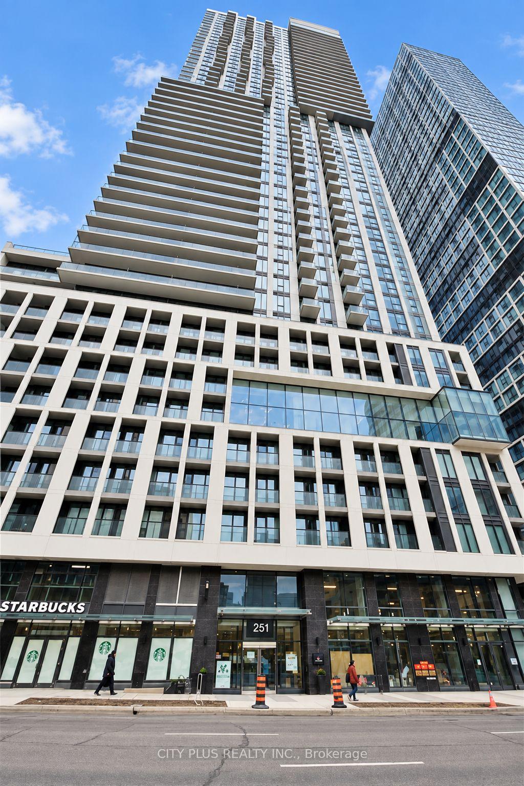 Front of Unit 2502, 251 Jarvis Street