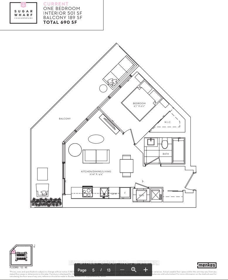Photo 13 of Unit 4615, 138 Downes Street, Toronto, Waterfront Communities — HOMEH