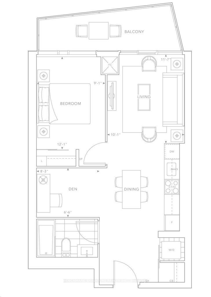Photo 3 of Unit 1809, 480 Front Street W, Toronto, Waterfront Communities — HOMEH