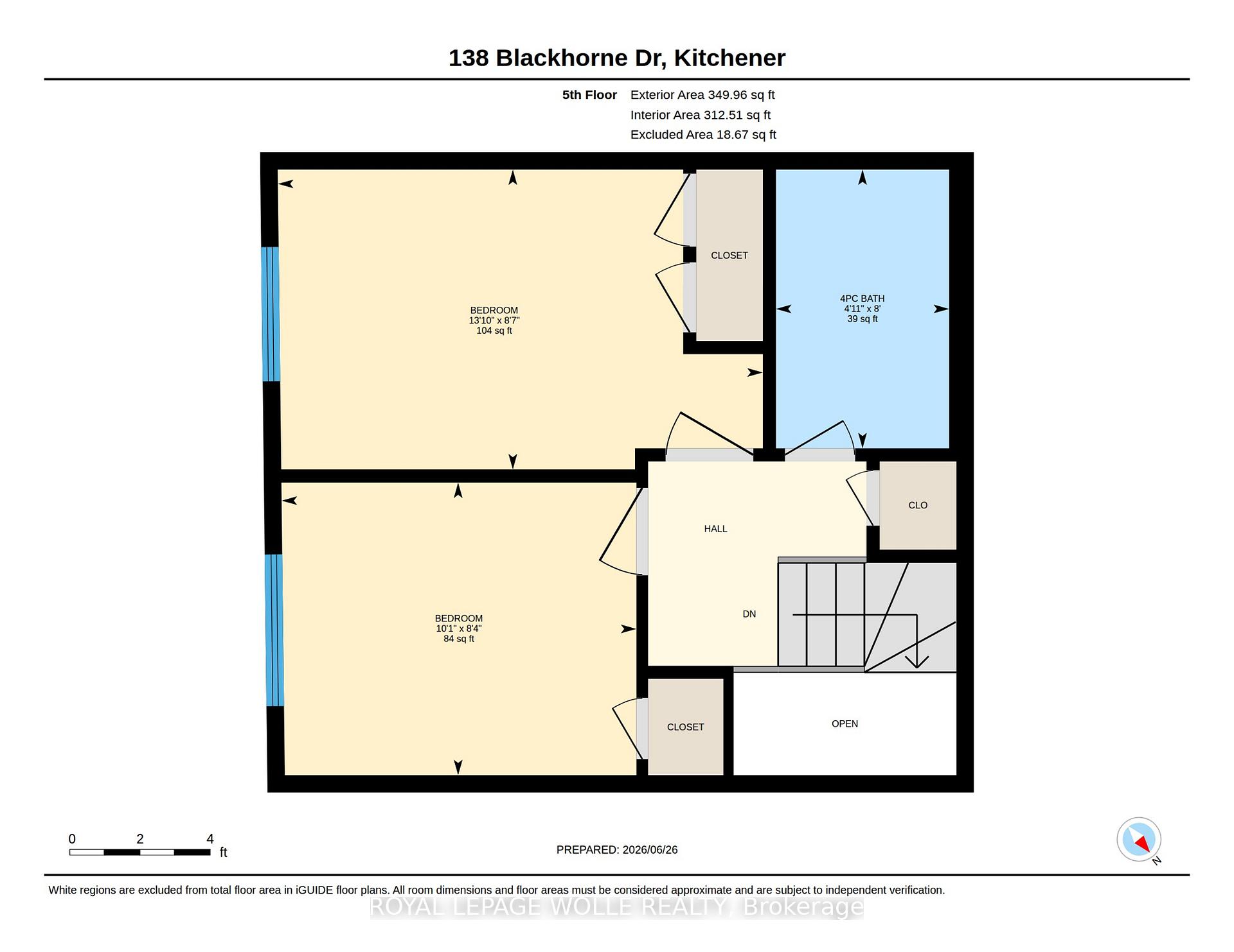 Photo 38 of Unit 4, 138 Blackhorne Drive, Kitchener, Country Hills West — HOMEH