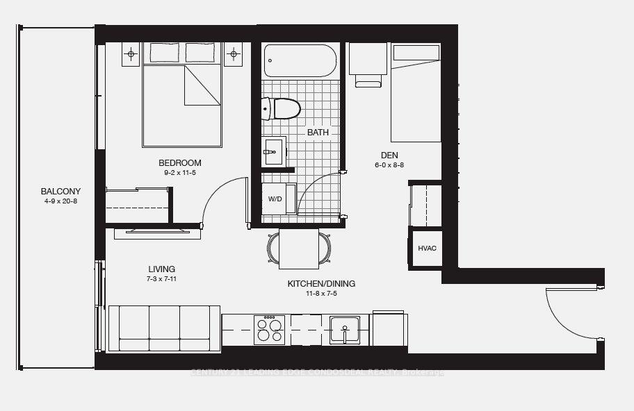 Photo 10 of Unit 3713, 30 Francis Street S, Kitchener, City Commercial Core — HOMEH