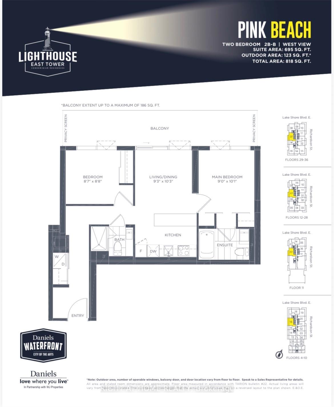 Photo 1 of Unit 2807, 20 Richardson Street, Toronto, Waterfront Communities — HOMEH