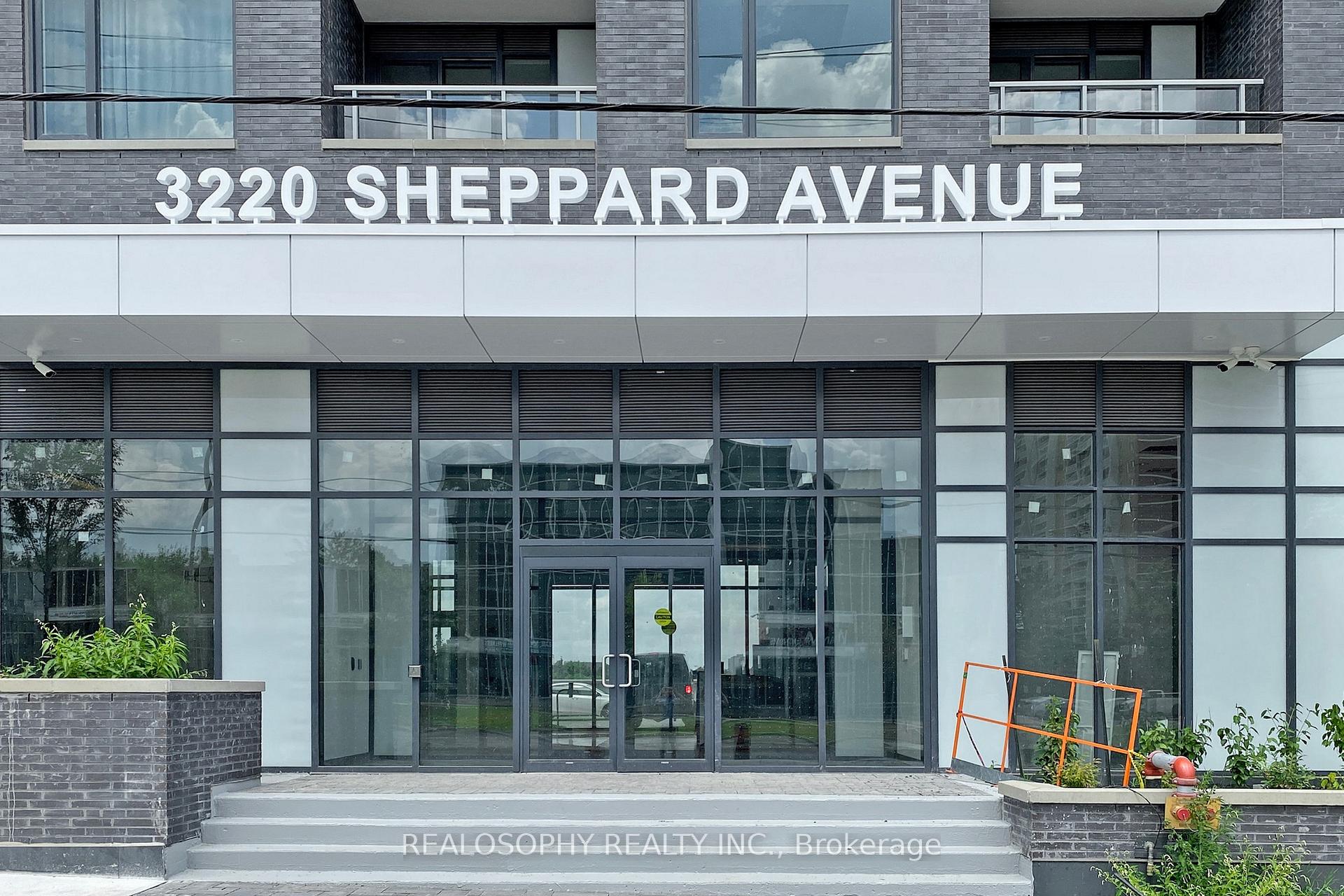 Front of Unit 909, 3220 Sheppard Avenue E