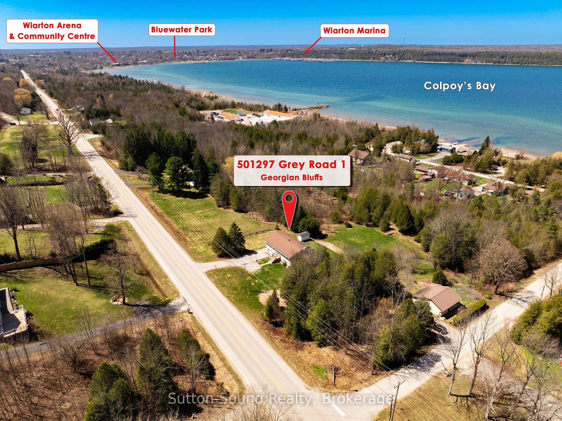 Photo 3 of 501297 Grey Road 1, Georgian Bluffs — HOMEH