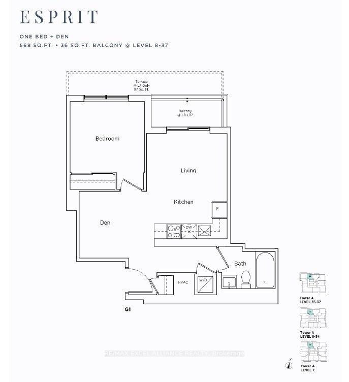 Photo 5 of Unit 1712, 5 Meadowdale Road, Vaughan, Vaughan Corporate Centre — HOMEH