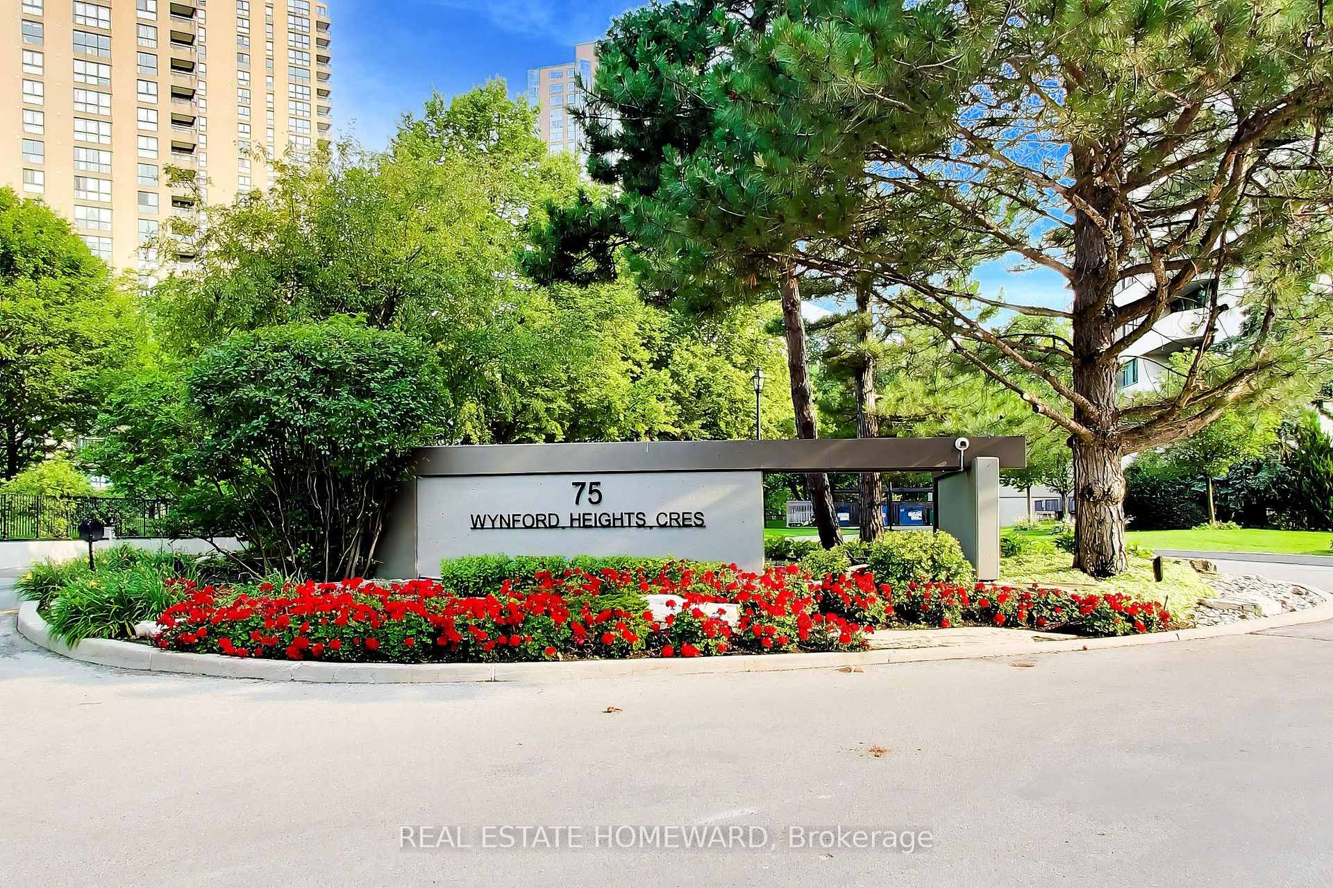 Front of Unit 1501, 75 Wynford Heights Crescent