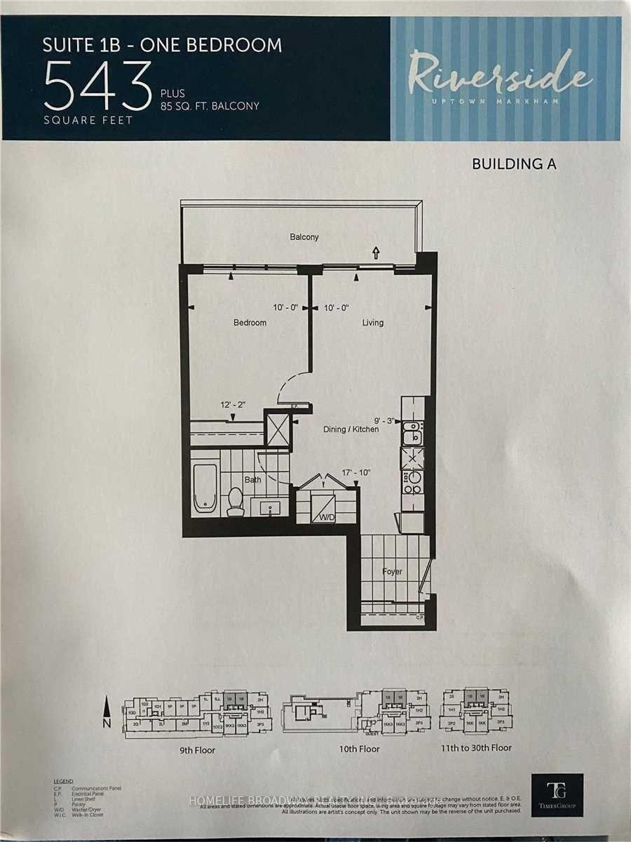 Photo 14 of Unit 1701, 15 Water Walk Drive, Markham, Unionville — HOMEH