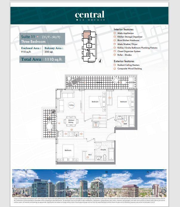 Photo 2 of Unit 1111, 38 Widmer Street, Toronto, Waterfront Communities — HOMEH