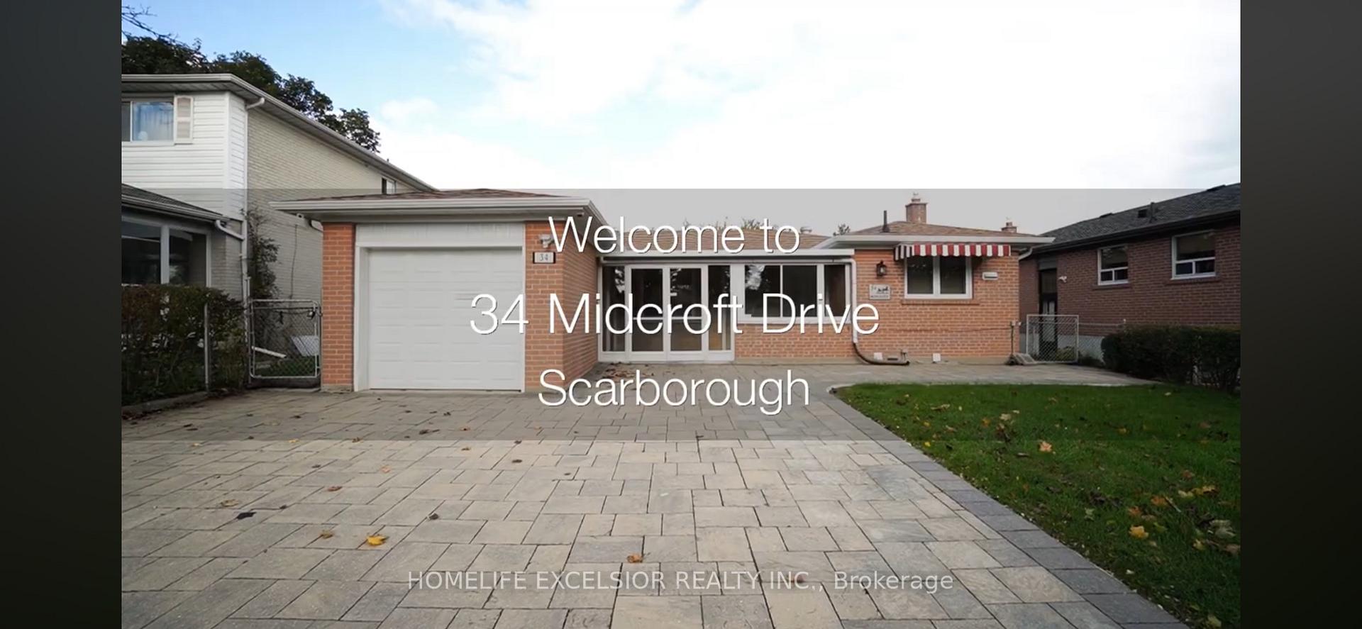 Photo 1 of Unit Basement, 34 Midcroft Drive, Scarborough, Agincourt South-Malvern West — HOMEH