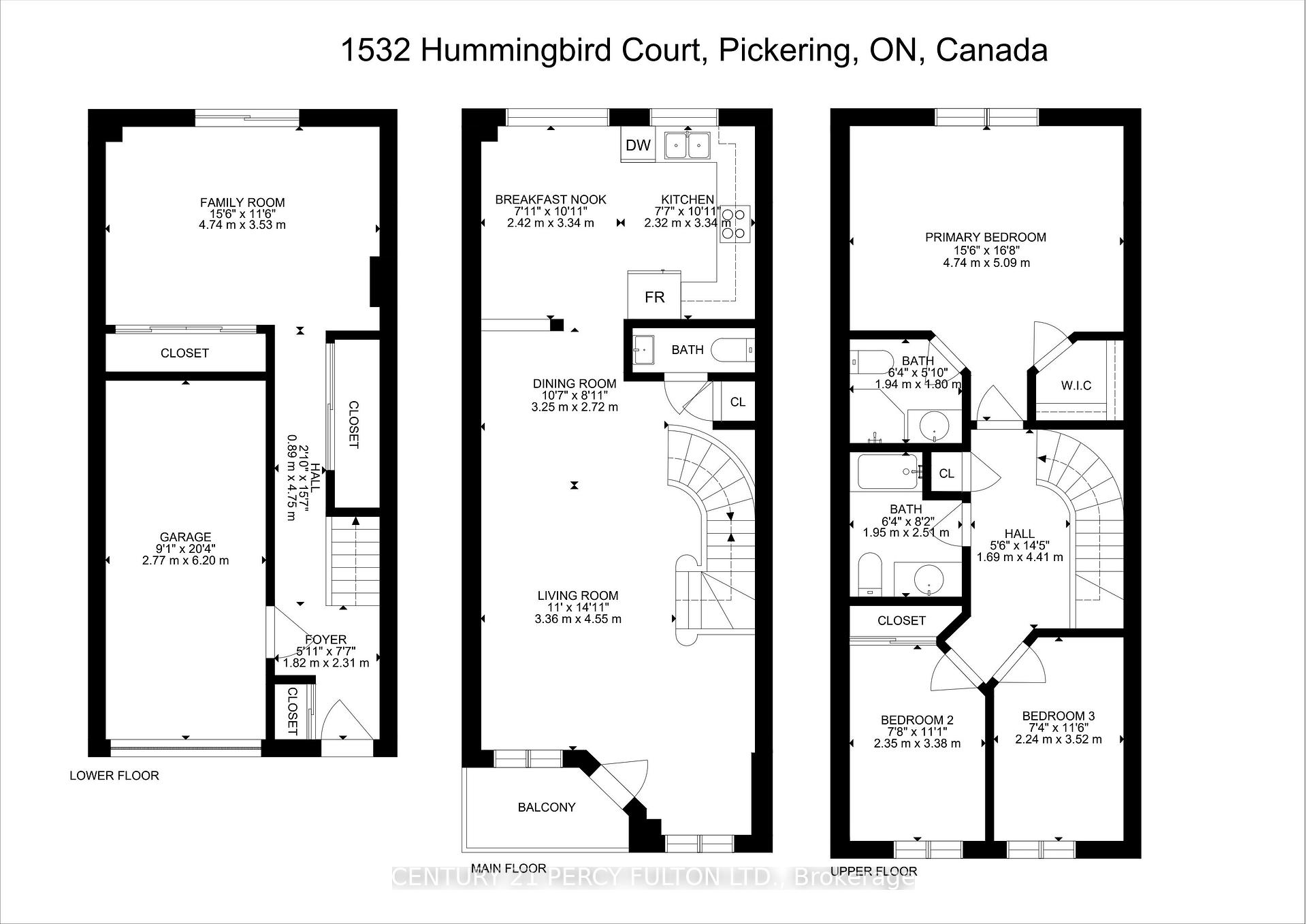 Photo 5 of 1532 Hummingbird Court, Pickering, Highbush — HOMEH