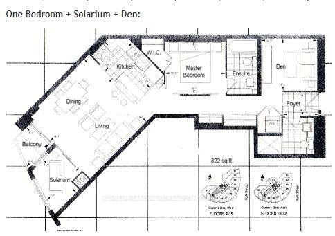 Front of Unit 2110, 208 Queens Quay W