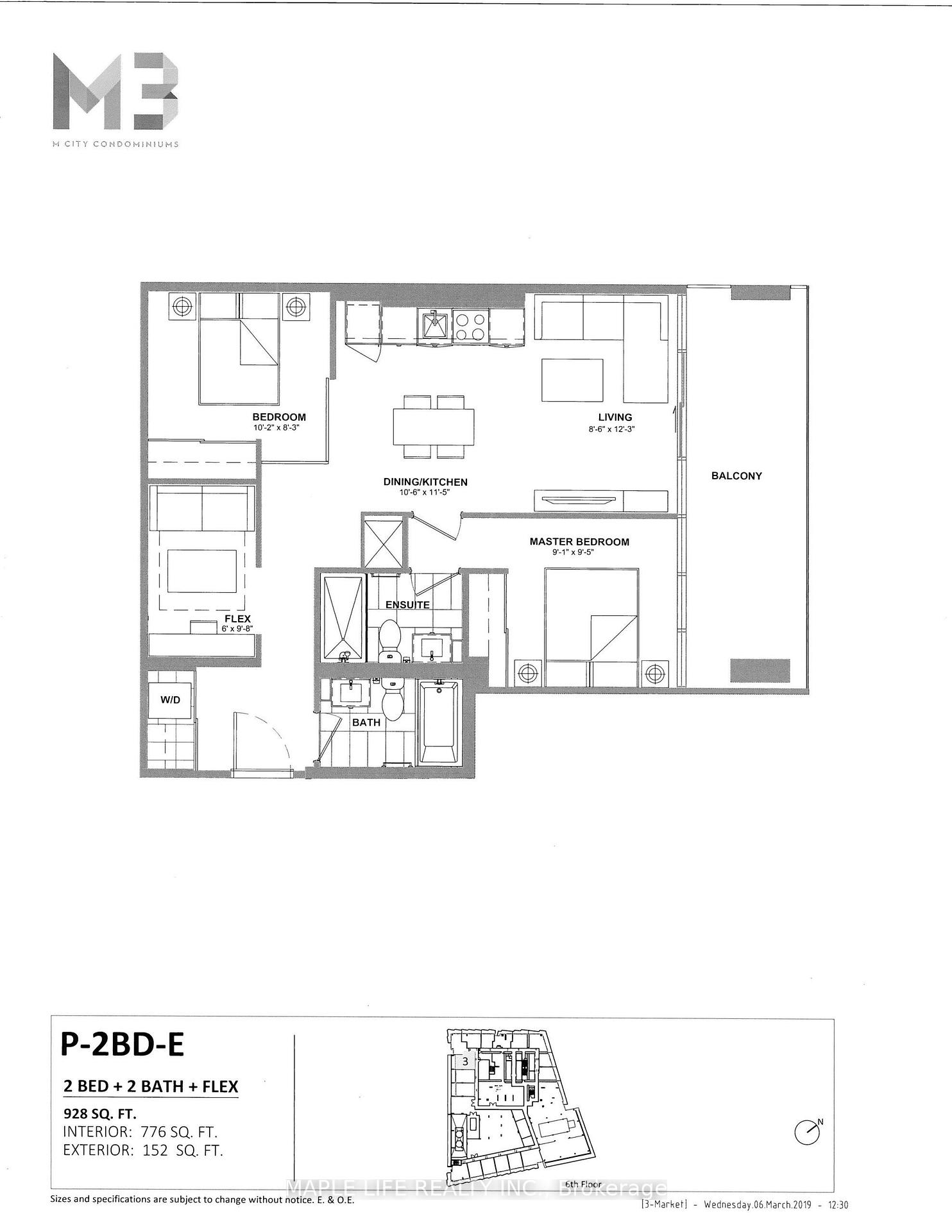 Photo 1 of Unit 603, 448 Burnhamthorpe Road, Mississauga, City Centre — HOMEH