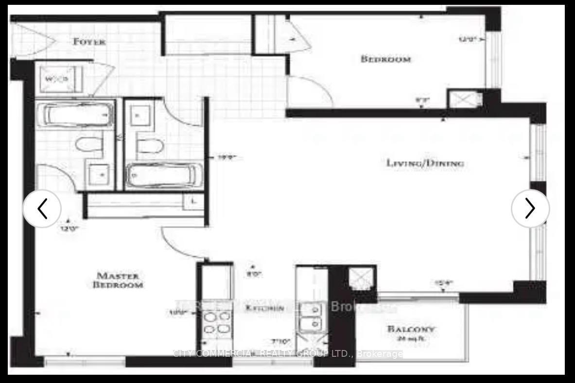 Photo 8 of Unit 1506, 35 Balmuto Street, Toronto, Bay Street Corridor — HOMEH