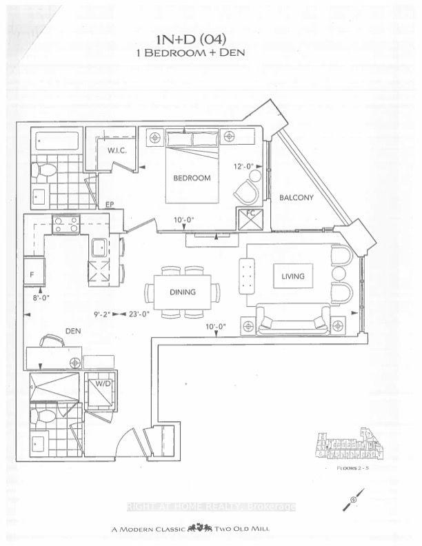 Photo 9 of Unit 404, 2 Old Mill Drive, Toronto, High Park-Swansea — HOMEH