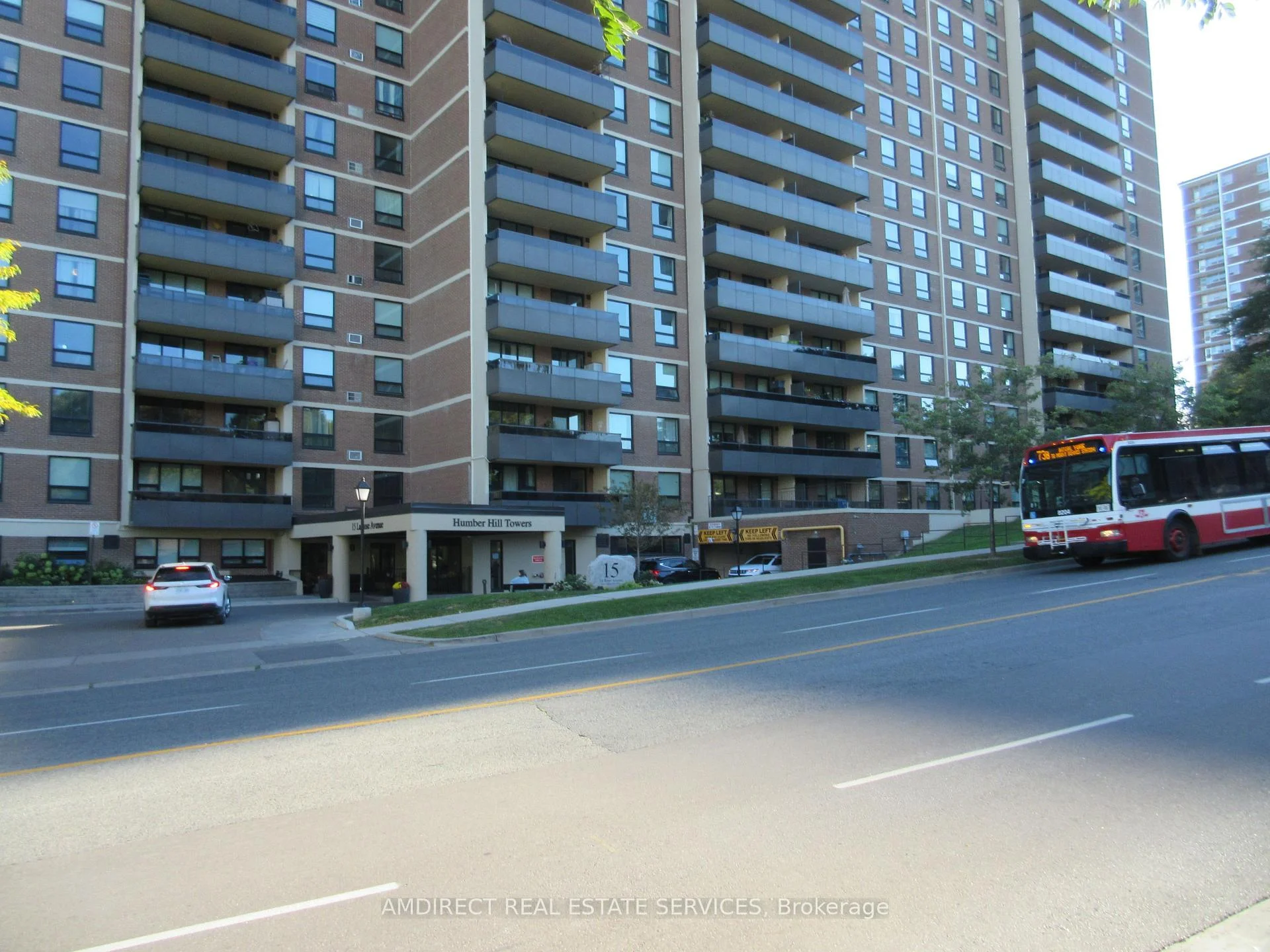Front of Unit 1616, 15 La Rose Avenue