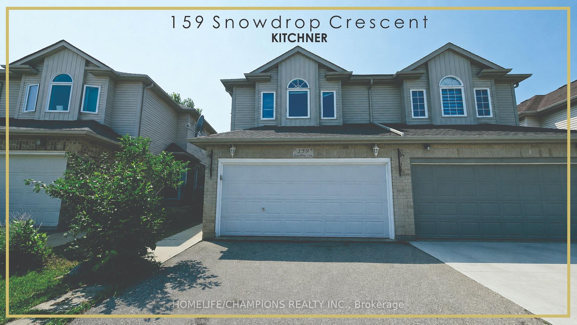 Photo 2 of 159 Snowdrop Crescent, Kitchener, Larentian West — HOMEH