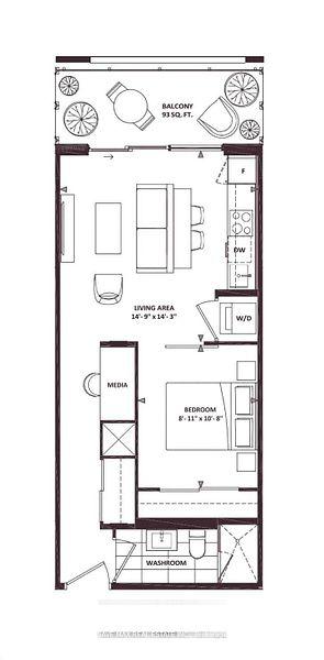 Photo 15 of Unit 404, 425 Front Street E, Toronto, Waterfront Communities — HOMEH