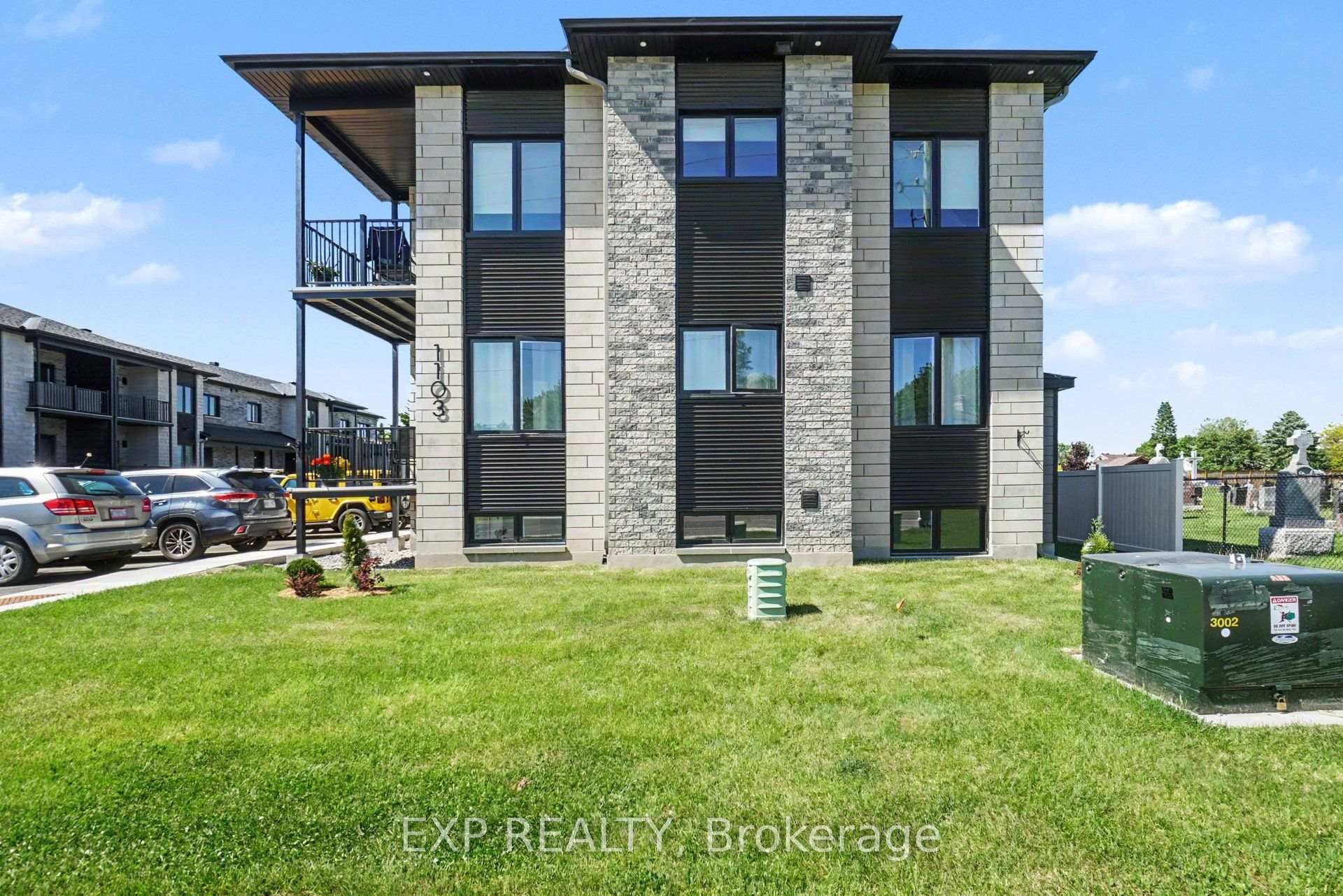 Front of Unit 101, 1103 Notre Dame Street