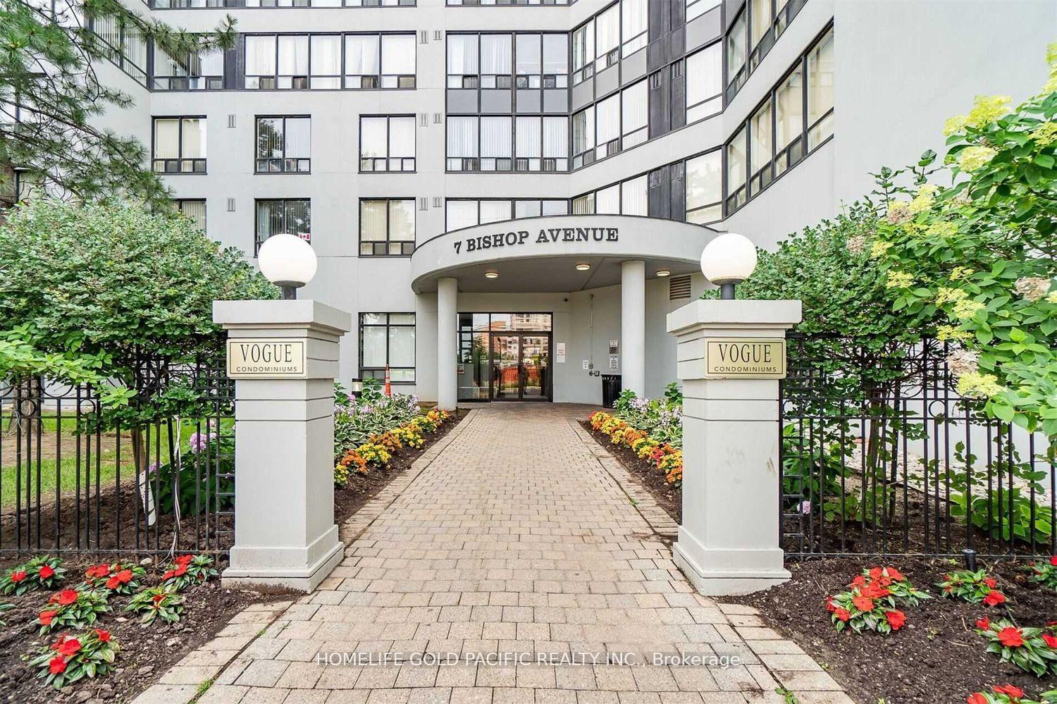Front of Unit 1503, 7 Bishop Avenue