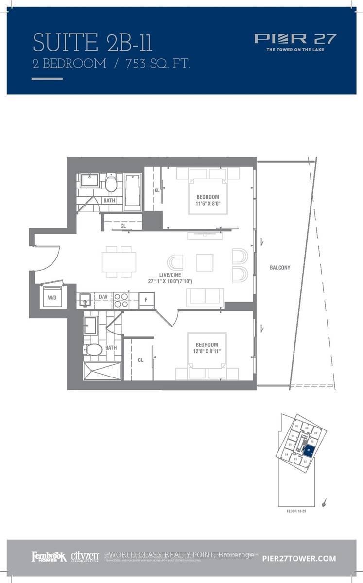 Photo 21 of Unit 1701, 15 Queens Quay E, Toronto, Waterfront Communities — HOMEH