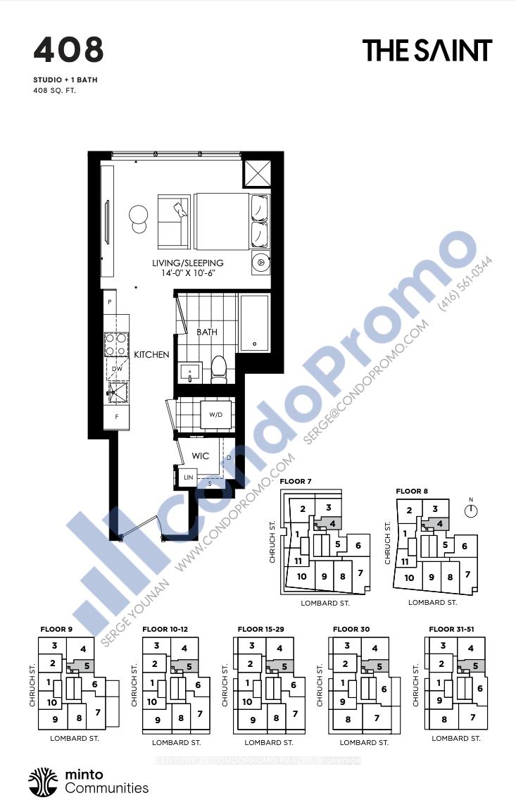 Photo 2 of Unit 705, 89 Church Street, Toronto, Church-Yonge Corridor — HOMEH