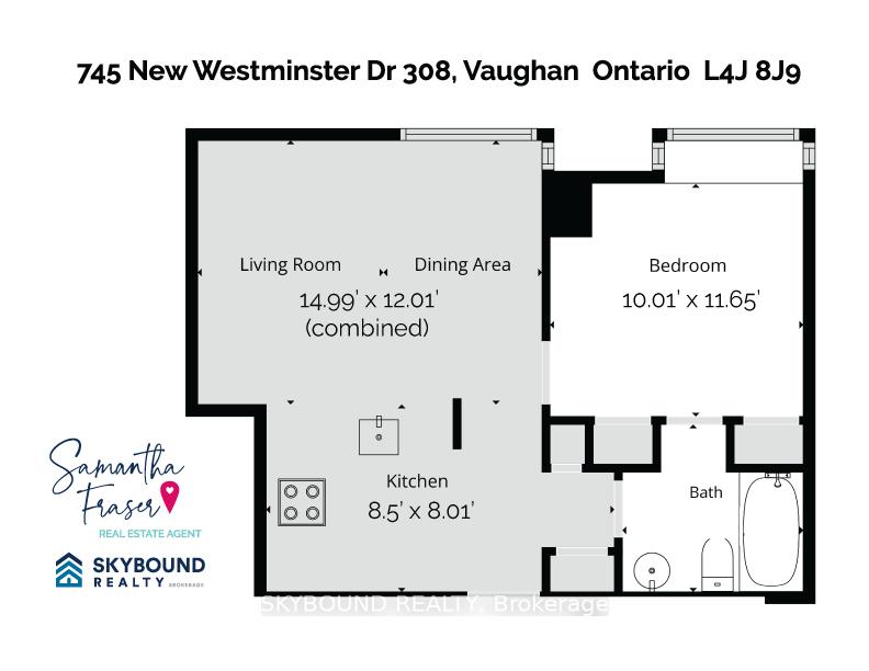 Photo 3 of Unit 308, 745 New Westminster Drive, Vaughan, Brownridge — HOMEH