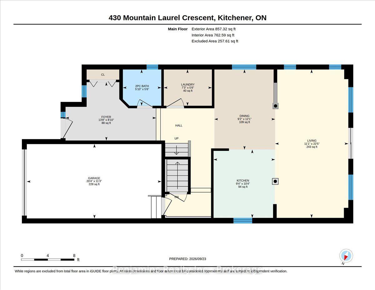 Photo 48 of 430 Mountain Laurel Crescent, Kitchener, Larentian West — HOMEH