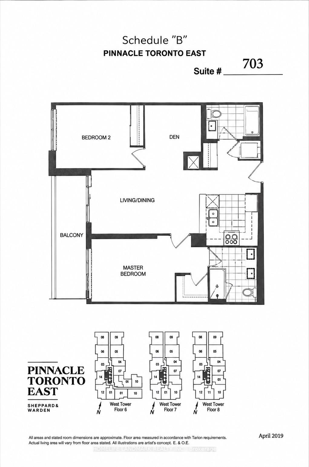 Photo 29 of Unit 703, 3260 Sheppard Avenue E, Scarborough, L'Amoreaux — HOMEH