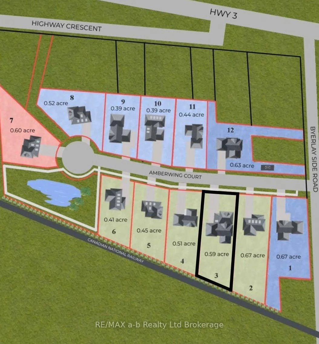 Front of Lot 3 Amberwing Court