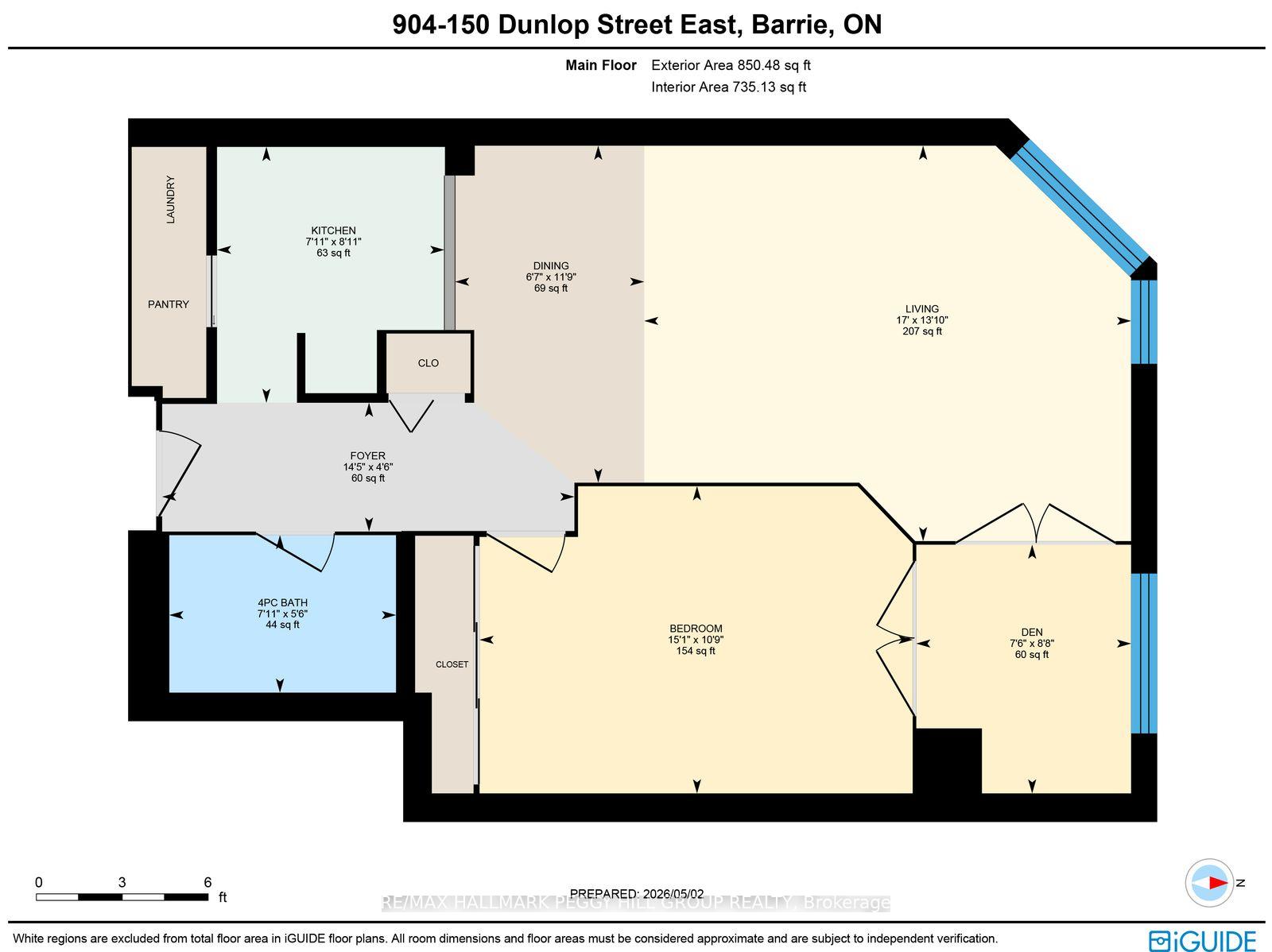 Photo 17 of Unit 904, 150 Dunlop Street E, Barrie, City Centre — HOMEH