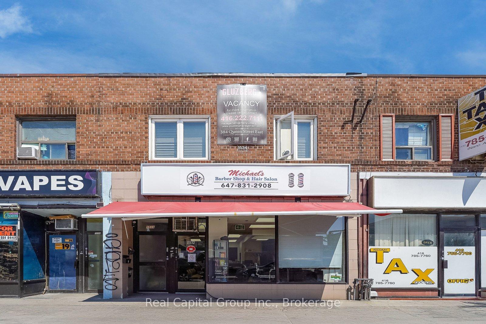 Front of 1532-1534 Eglinton Avenue W